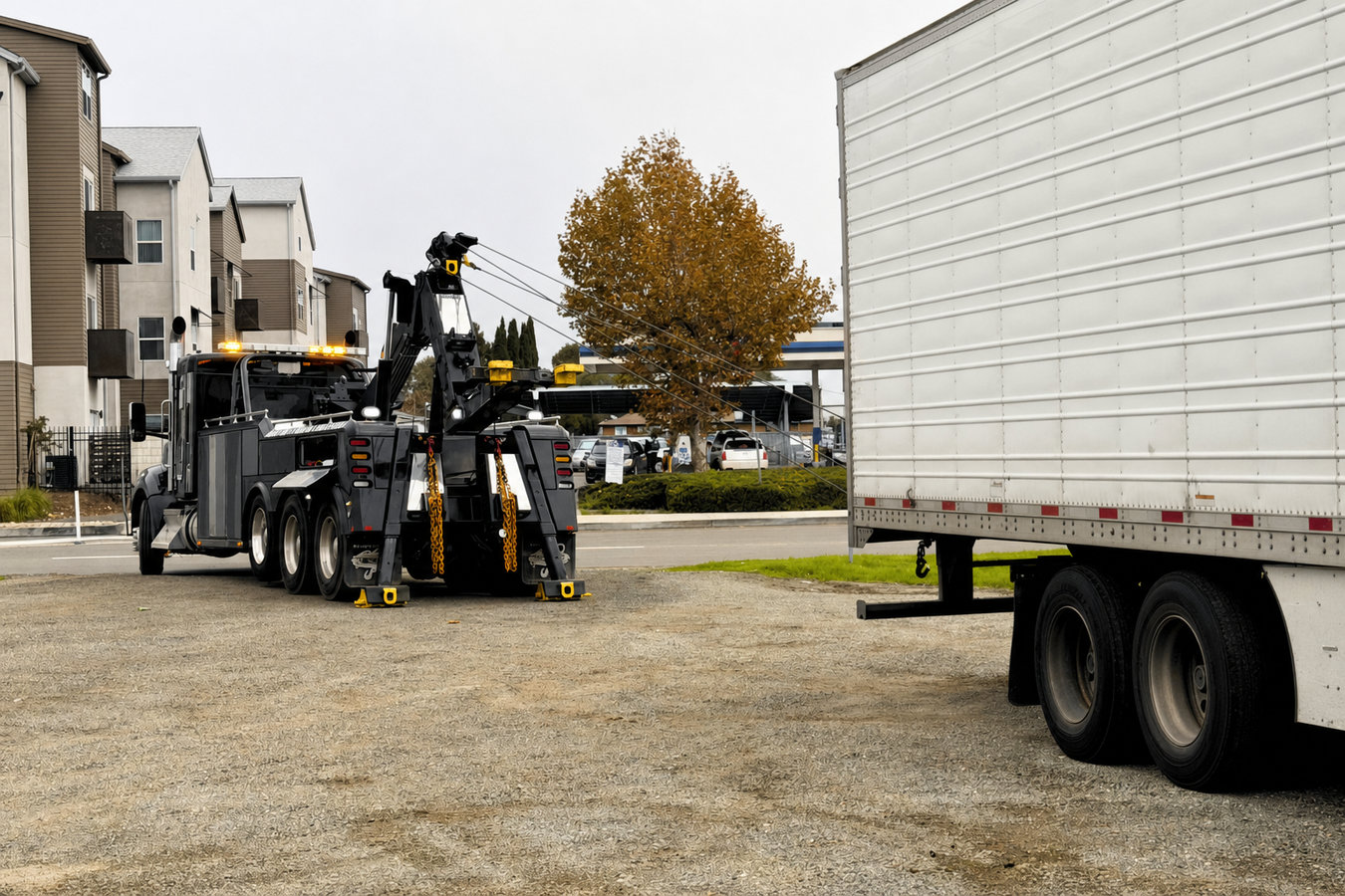 Truck towing